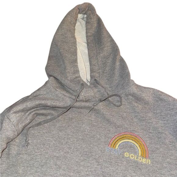 World Market Stay Golden Rainbow Hooded Sweatshirt One Size - Picture 7 of 10